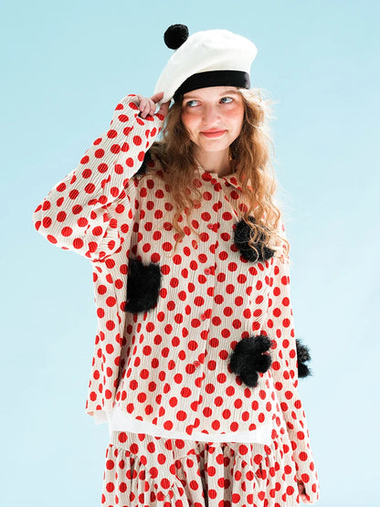 Colette Polka Dot Blouse - Playful Elegance