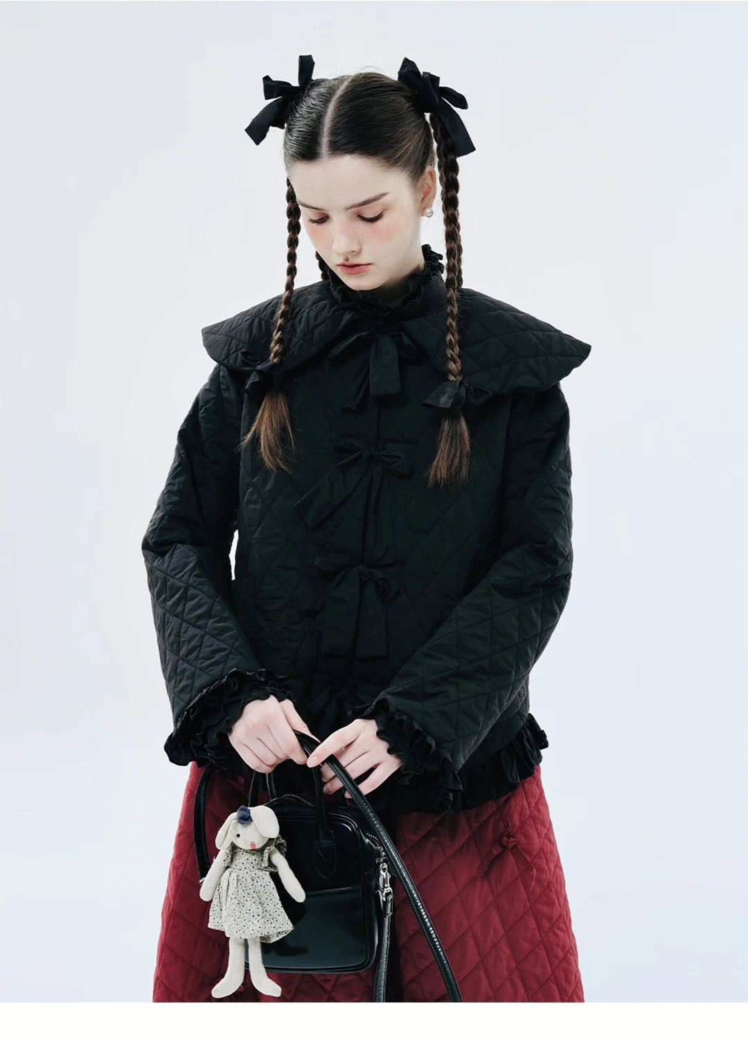 Colette Quilted Frill Jacket