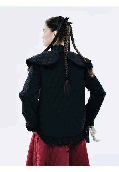 Colette Quilted Frill Jacket