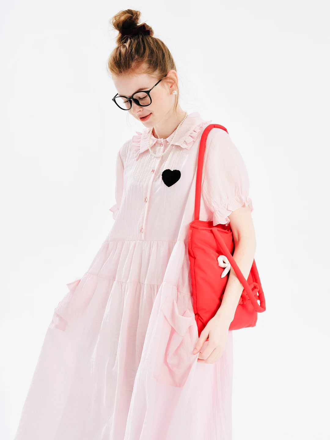 Cécile Pink Heart Dress