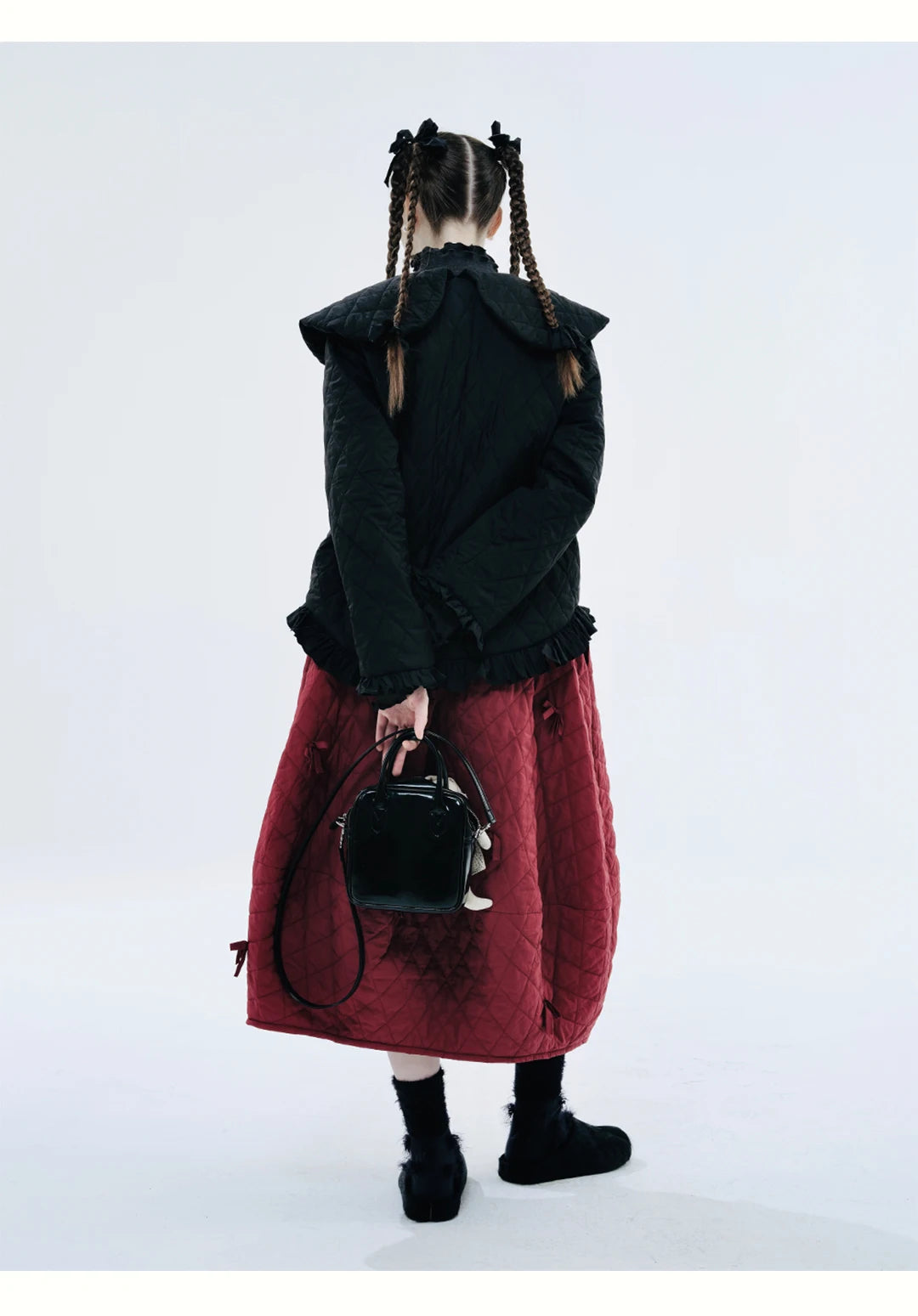 Colette Quilted Frill Jacket