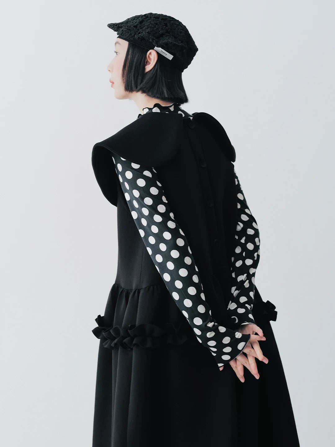 Amélie Ruffle Trim Dress