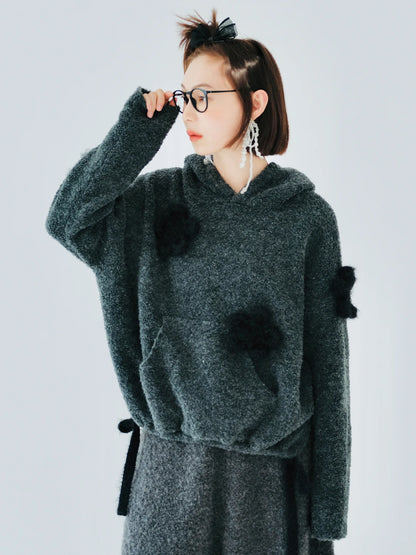 Isabelle Textured Hoodie