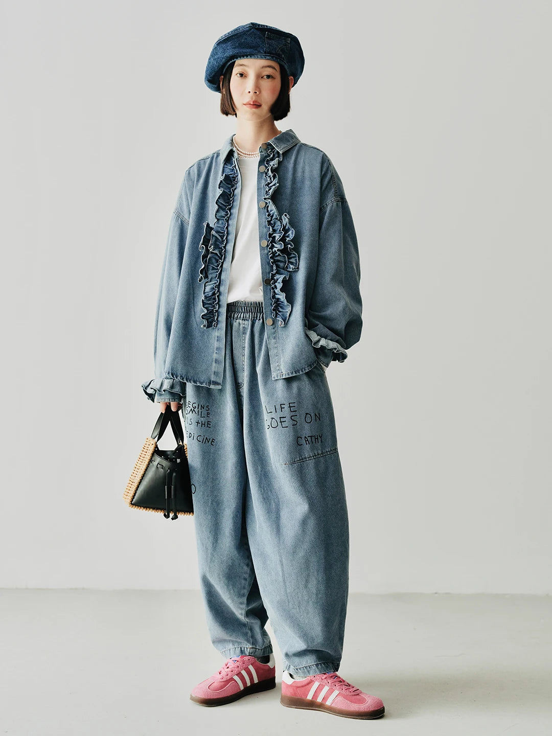 Graffiti Denim Lounge Pants