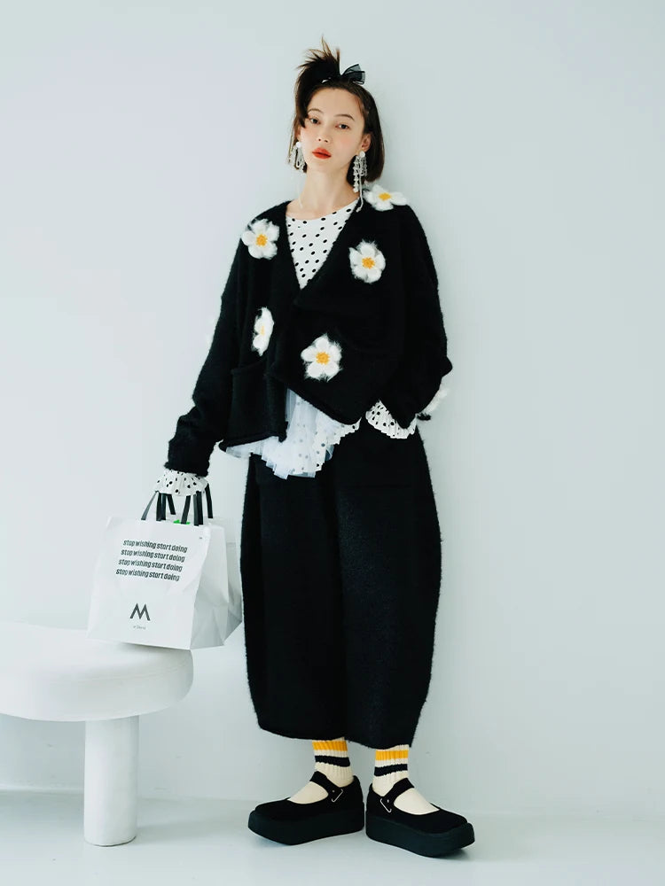 Camille Floral Accent Cardigan