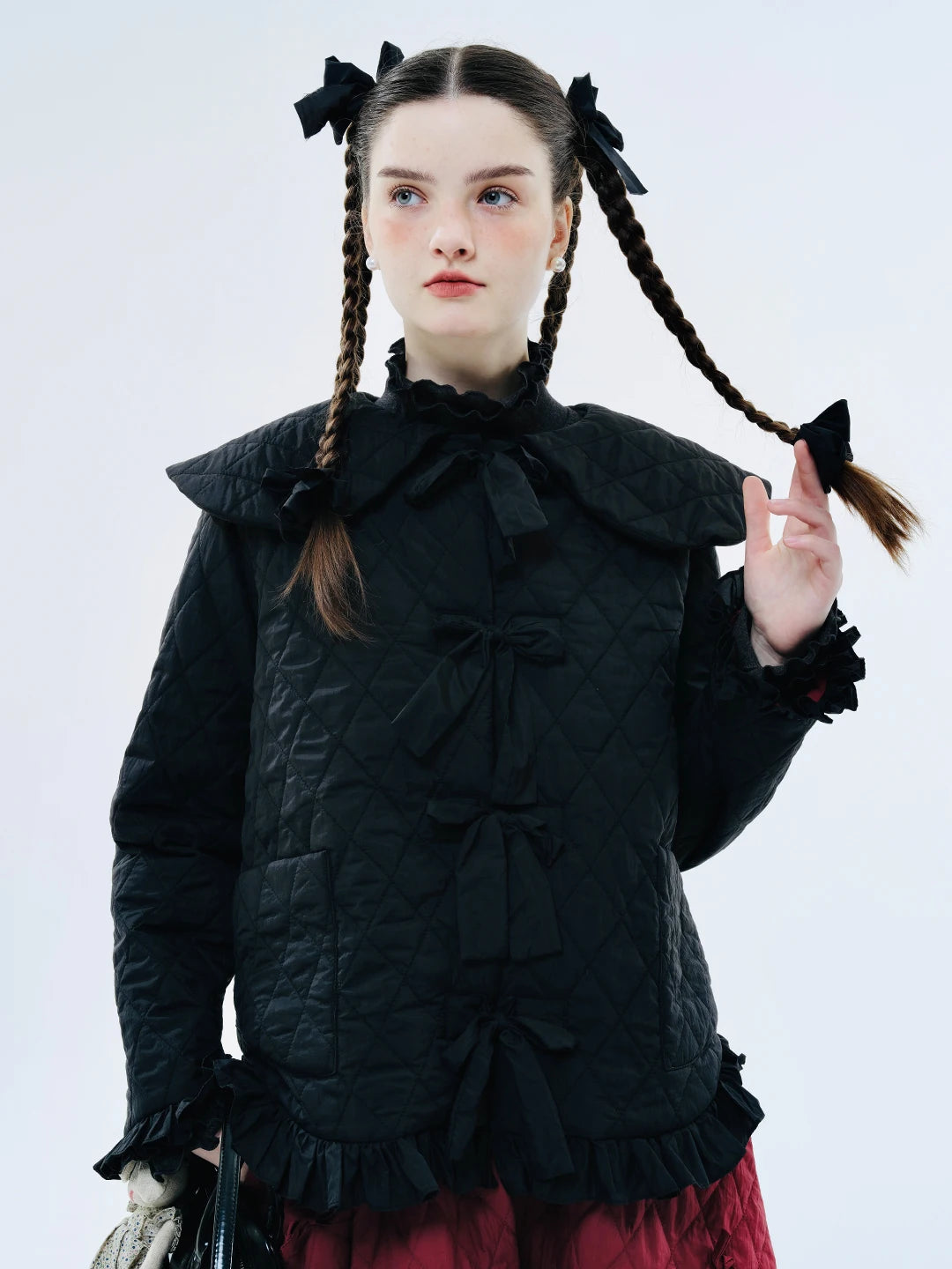 Colette Quilted Frill Jacket