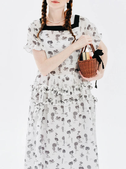 French Prairie Floral Dress