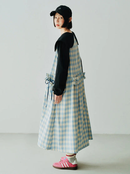 Amélie Gingham Layered Dress