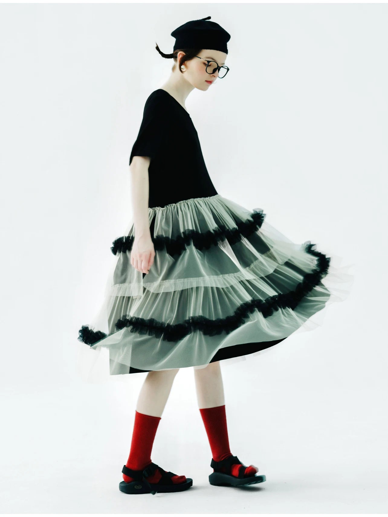 Odette Tulle Tiered Skirt