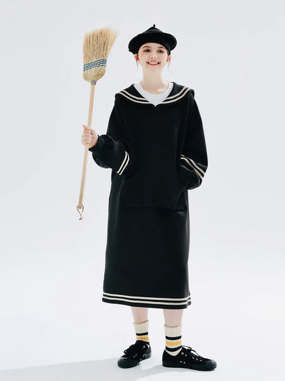 Margaux Noir Sailor Dress