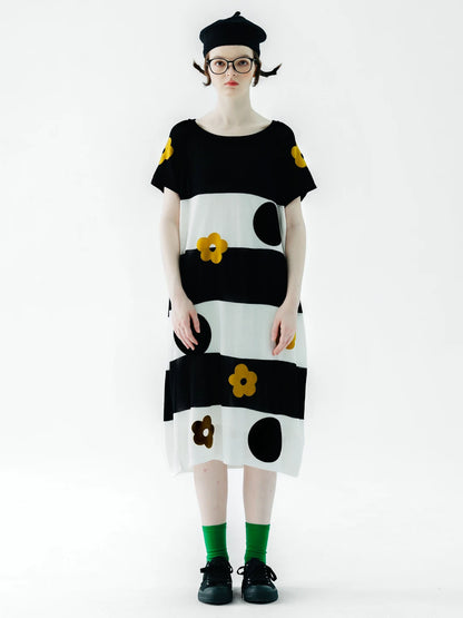 Marigold Striped Dress