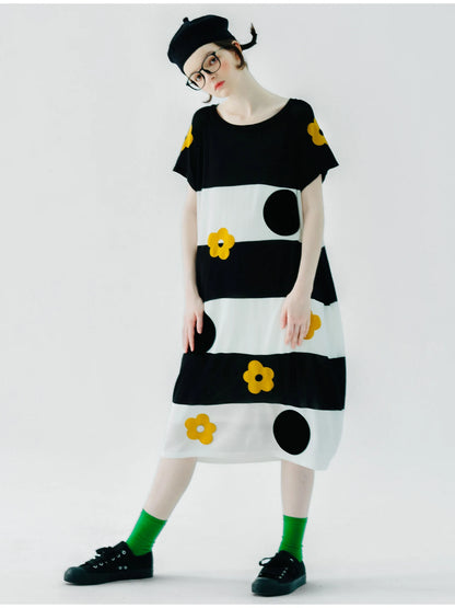 Marigold Striped Dress