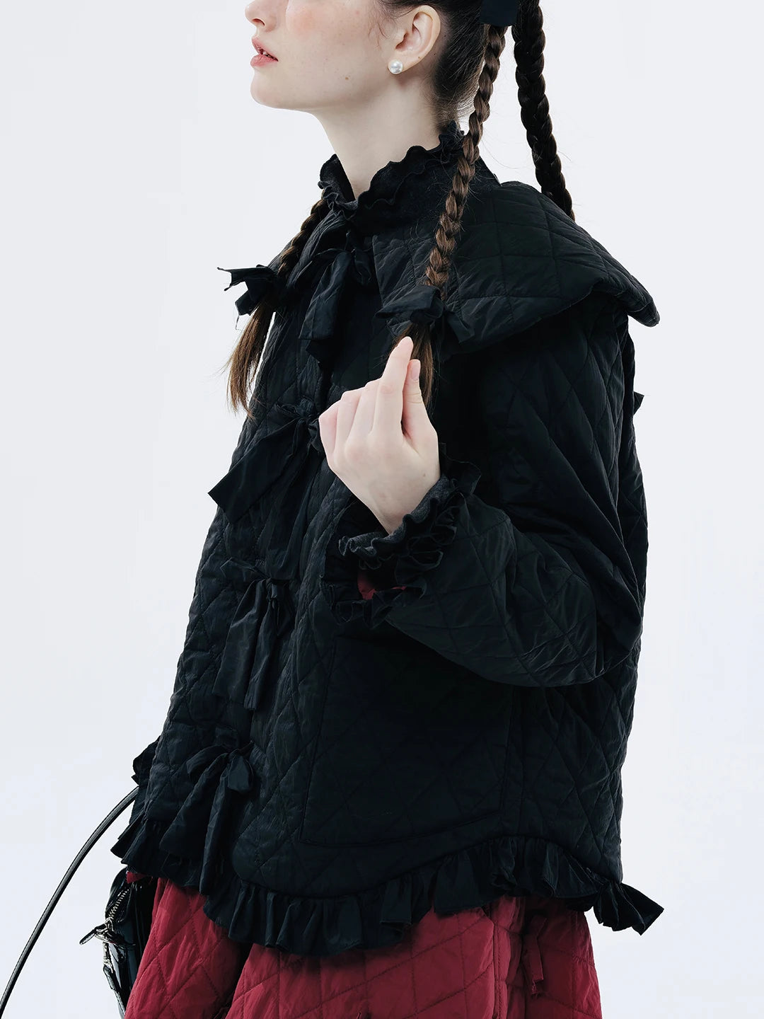 Colette Quilted Frill Jacket