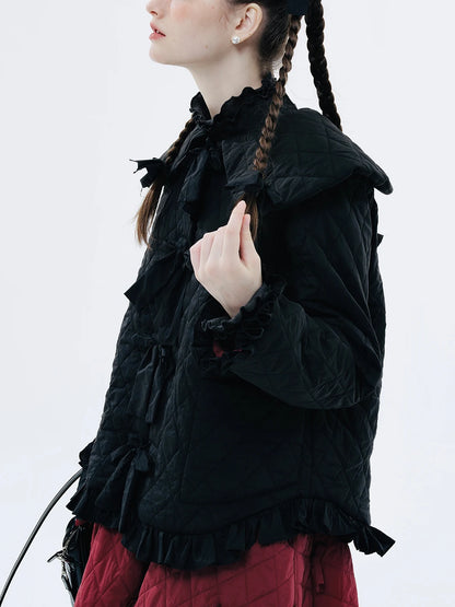 Colette Quilted Frill Jacket