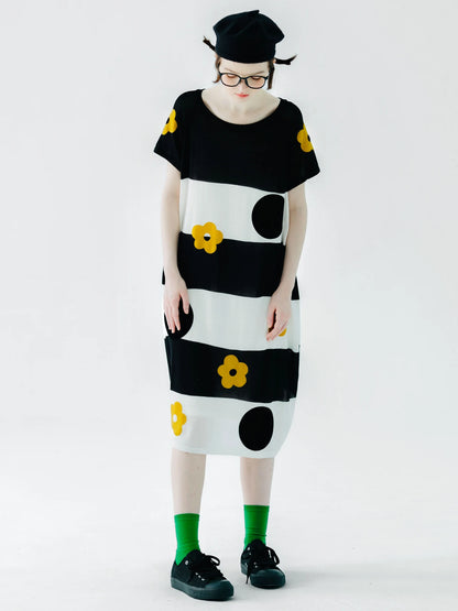 Marigold Striped Dress