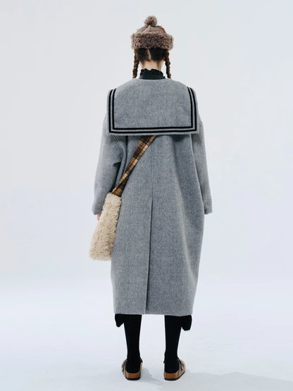 Elise Wool Blend Sailor Coat