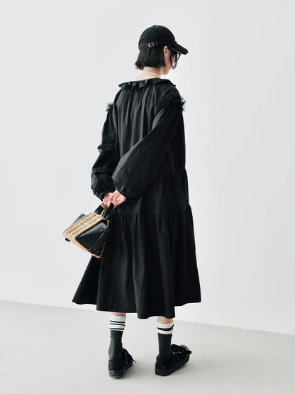 Clarisse Ruffled Midi Dress