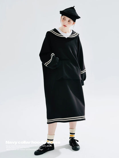 Margaux Noir Sailor Dress