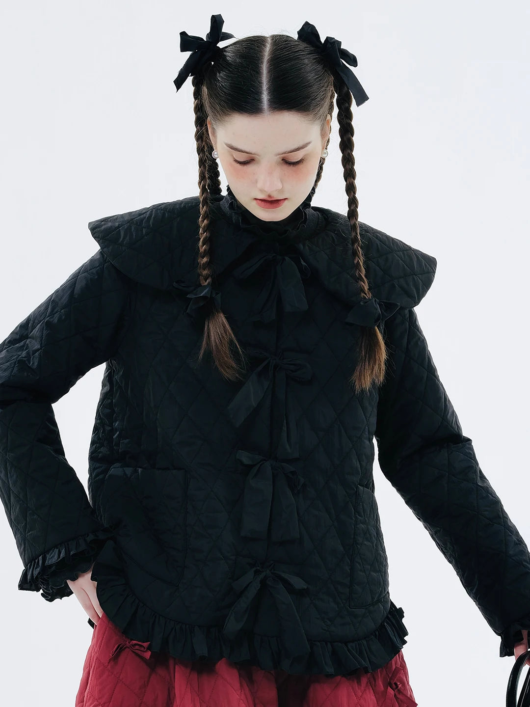 Colette Quilted Frill Jacket