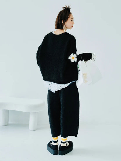 Camille Floral Accent Cardigan