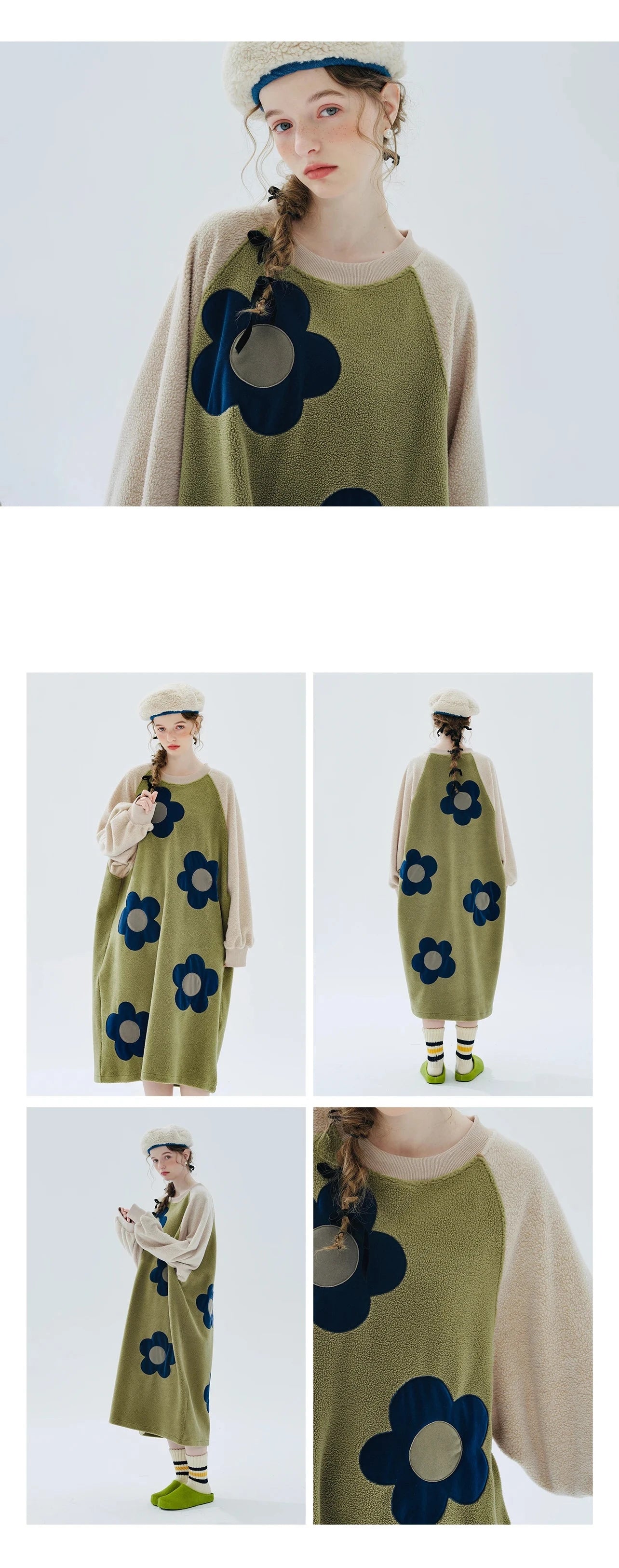 Flora Oversized Sweater Dress