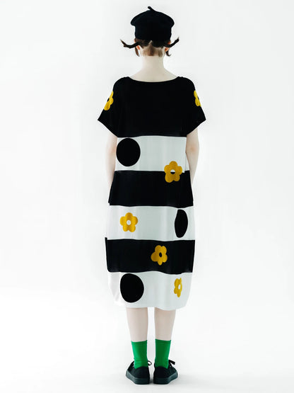 Marigold Striped Dress