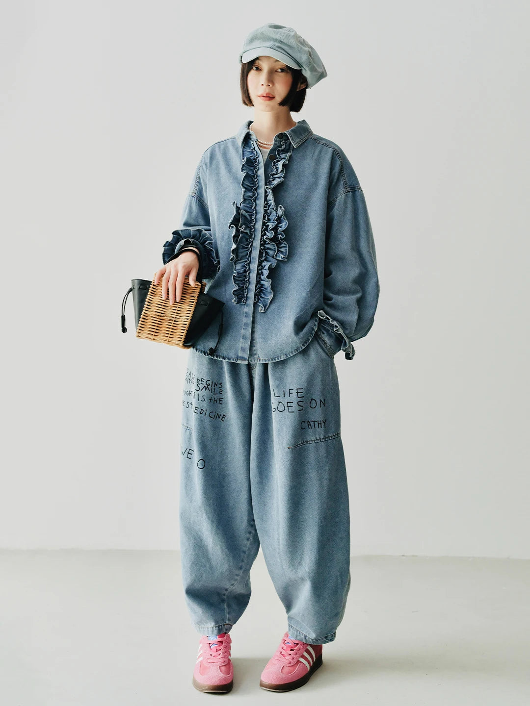 Graffiti Denim Lounge Pants