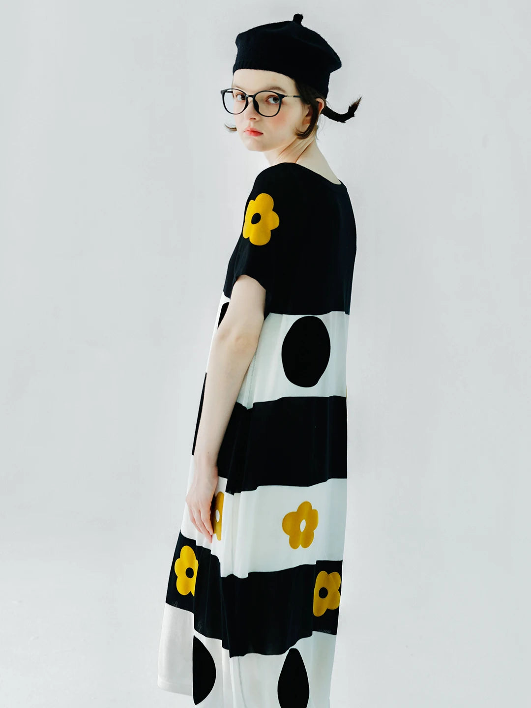 Marigold Striped Dress