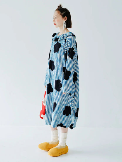 Emilie Floral Patch Dress