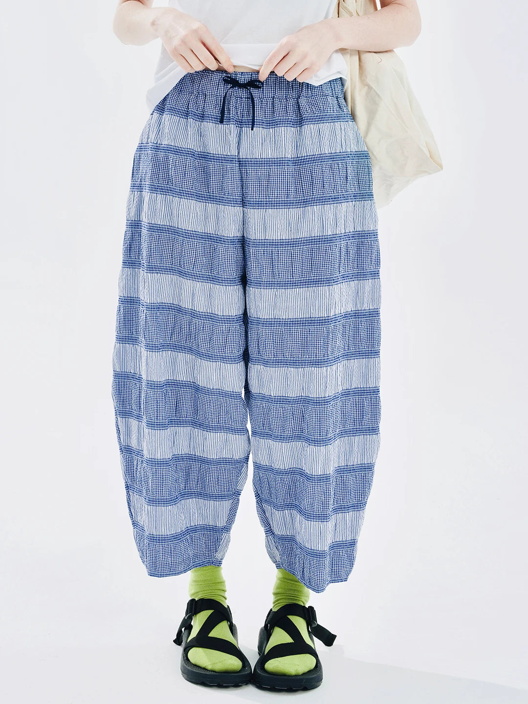 Striped Cotton Lounge Pants